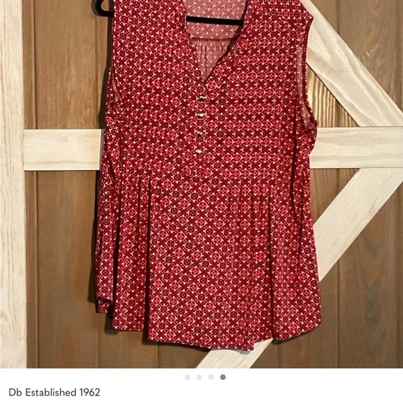 Set of 4 Tops. CB Established 1962 Brand, Sleeveless Women’s Tops All SIZE 3X. - Picture 2 of 4